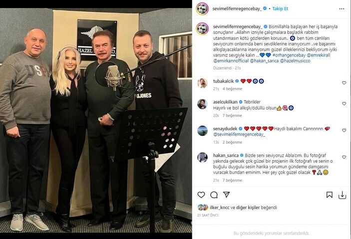 Orhan Gencabay'ın eşi şarkıcı oluyor