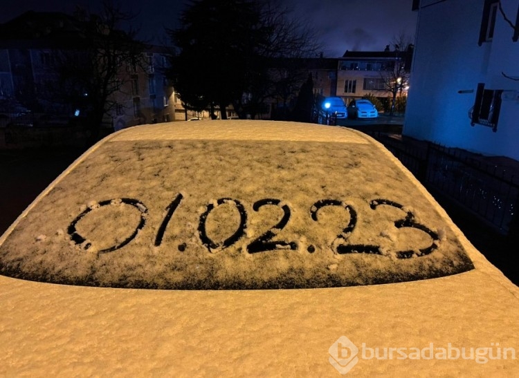 Bursa'dan kar manzaraları