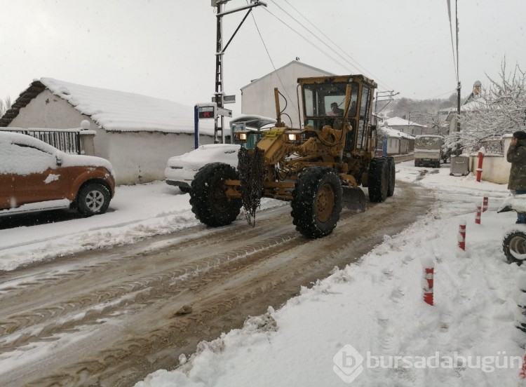 Bursa'dan kar manzaraları