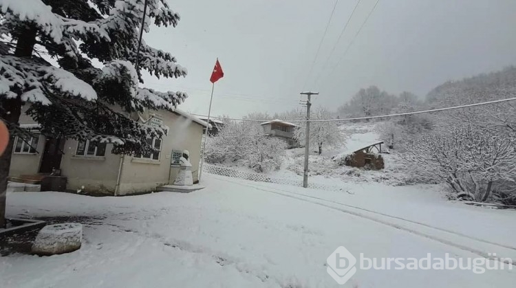 Bursa'dan kar manzaraları