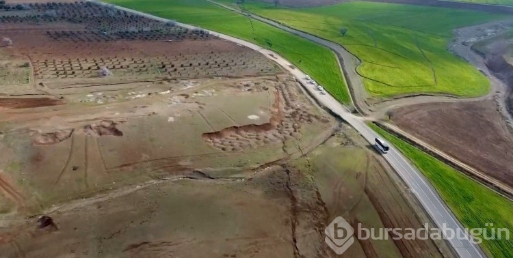Deprem sonrası fay kırığı havadan ilk kez görüntülendi
