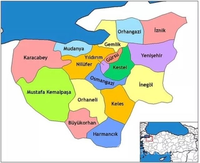Bursa fay hattı nerelerden geçiyor? Bursa'daki en riskli ve orta riskli semtler hangileri? İşte 2023 Bursa fay hattı haritası...