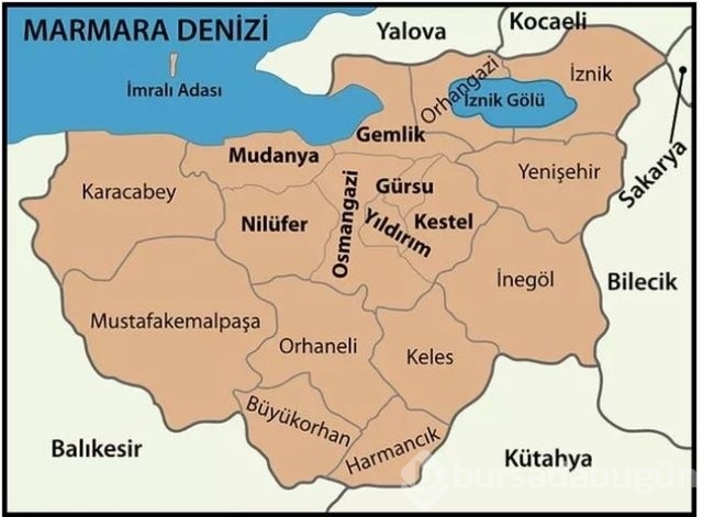 Bursa fay hattı nerelerden geçiyor? Bursa'daki en riskli ve orta riskli semtler hangileri? İşte 2023 Bursa fay hattı haritası...