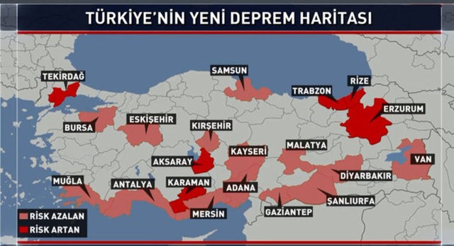 Bursa fay hattı nerelerden geçiyor? Bursa'daki en riskli ve orta riskli semtler hangileri? İşte 2023 Bursa fay hattı haritası...