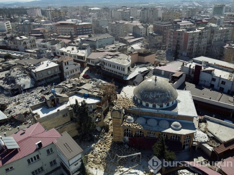 Depremler Tarihi Maraş Çarşısı'na da zarar verdi
