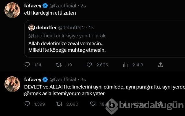 Farah Zeynep Abdullah paylaştı!