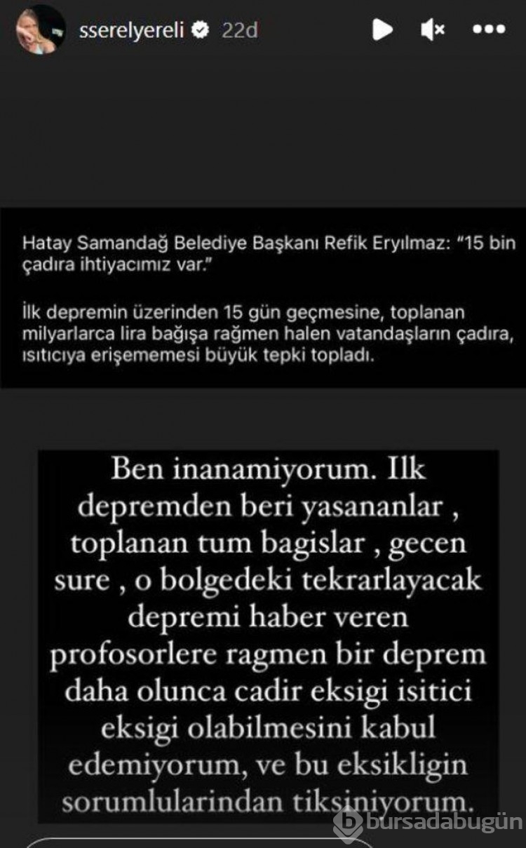 Serel Yereli Samandağ: Merkez bankası ülkesine bağışta bulunmadı mı?