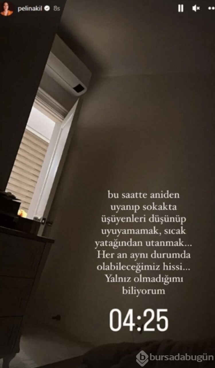 Pelin Akil depremzedeler için uyuyamadığını söyledi