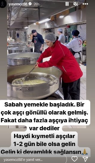 Yasemin Sakallıoğlu: Aşçıya ihtiyaç var
