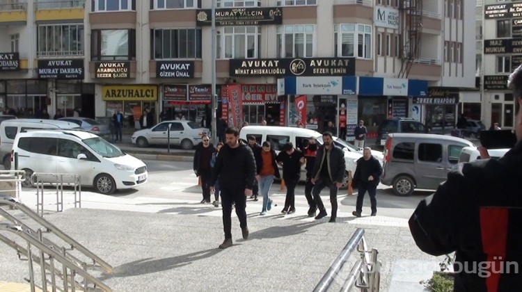 Şüpheliler adliyeye sevk edildi