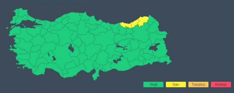 3 kent için sarı kod: Çığ tehlikesi