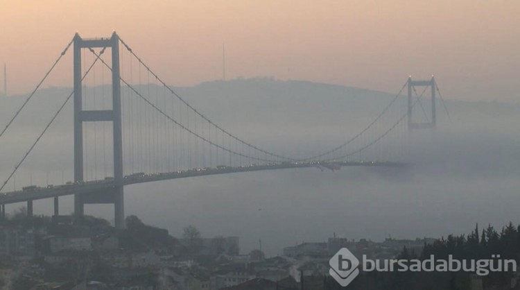 İstanbul'da sis hayatı olumsuz etkiledi