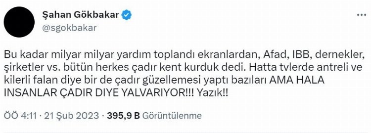 Şahan Gökbakar isyan etti