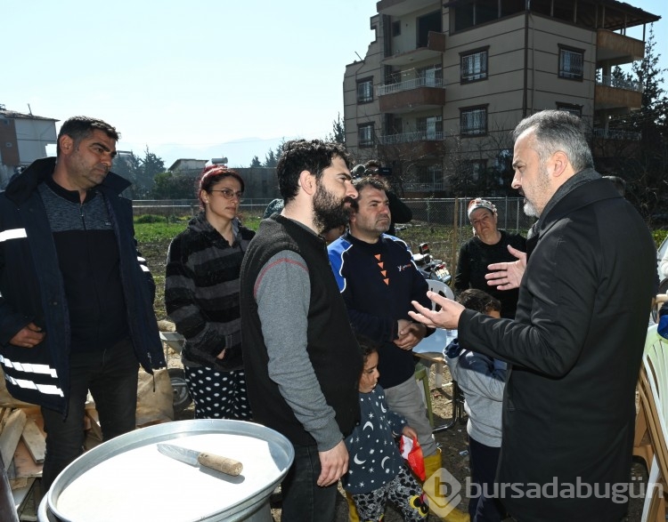 Bursa Büyükşehir'den Hatay'a konteyner kenti kuruldu