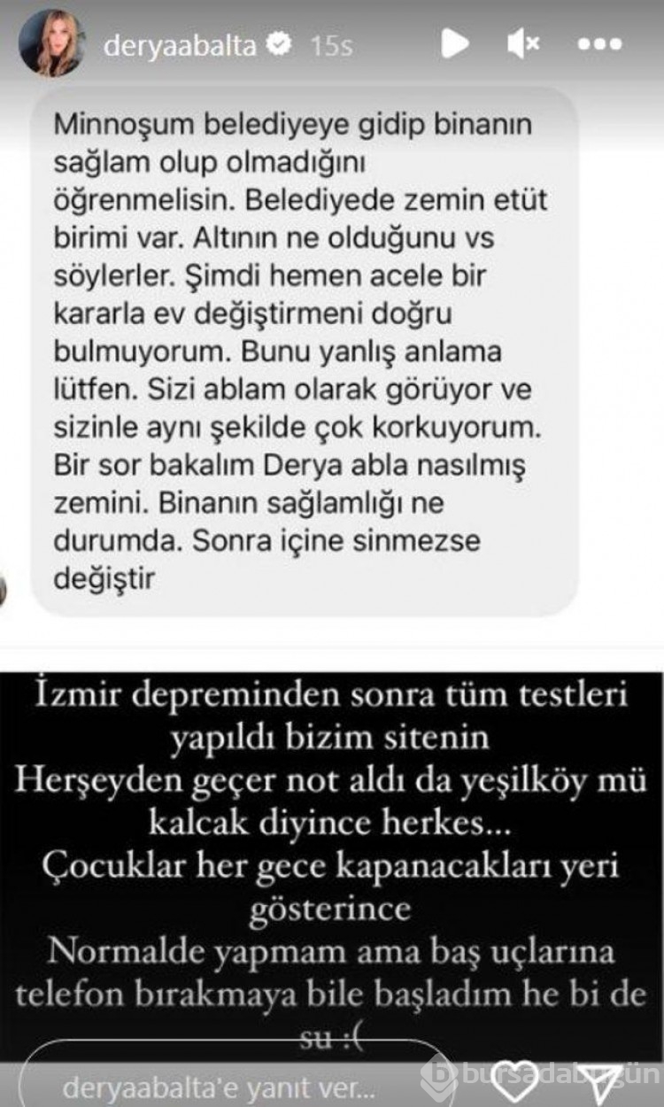 Depremzedelere yardımda bulunan Derya Balta şoke oldu!