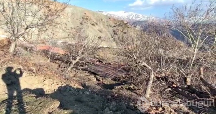 Malatya'da depremin vurduğu mezrayı heyelan yuttu