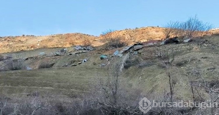 Malatya'da depremin vurduğu mezrayı heyelan yuttu