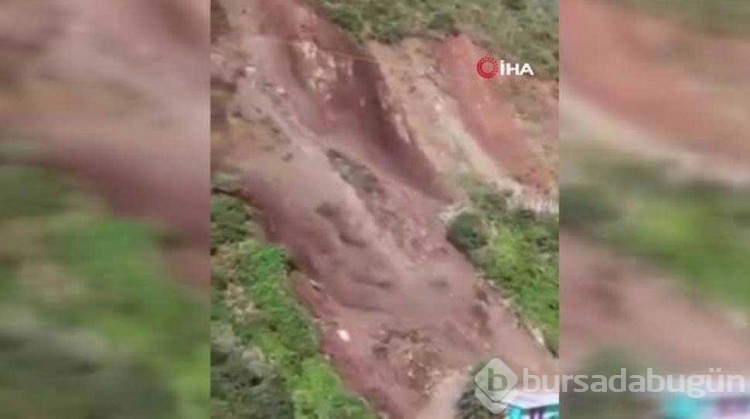 Peru'da toprak kayması