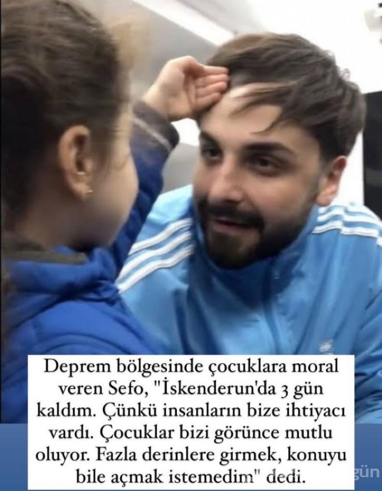 Sefo depremzedelere moral verdi