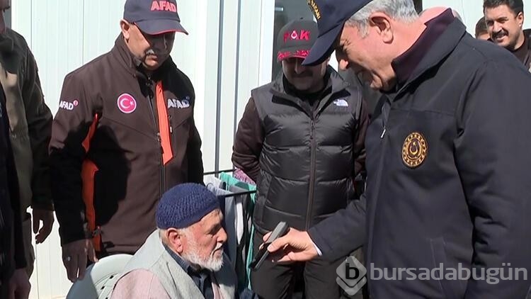 Bakan Hulusi Akar, Kore gazisi depremzedeyi İçişleri Bakanı Süleyman Soylu ile görüştürdü