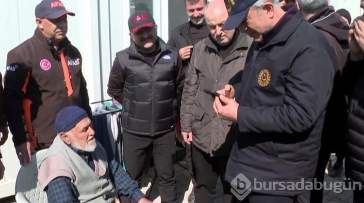 Bakan Hulusi Akar, Kore gazisi depremzedeyi İçişleri Bakanı Süleyman Soylu ile görüştürdü