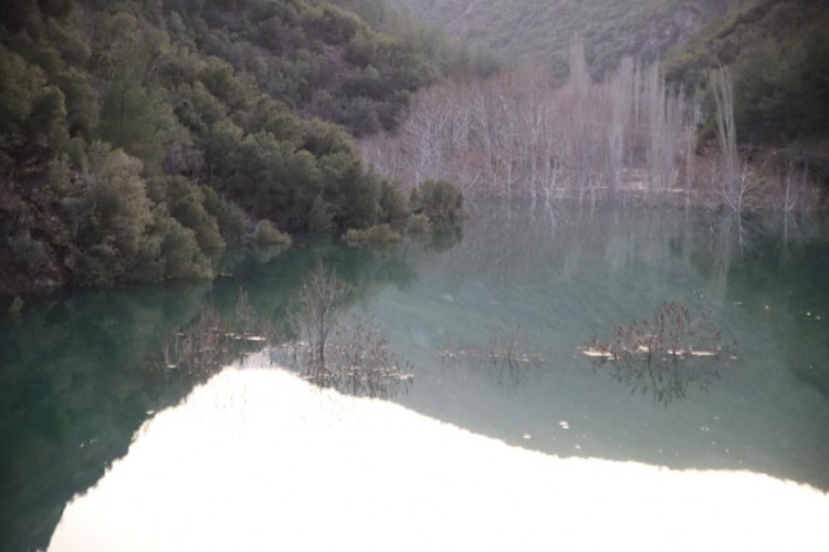Deprem anında Gaziantep'de doğal göl oluştu