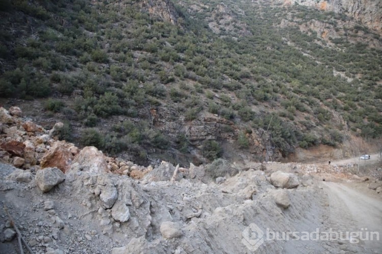 Deprem anında Gaziantep'de doğal göl oluştu