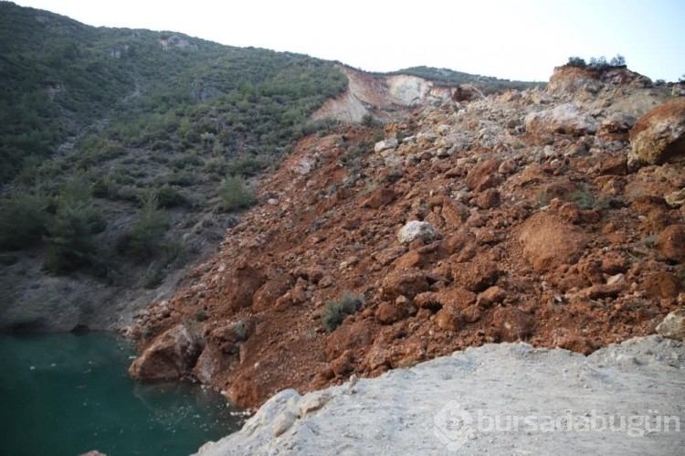 Deprem anında Gaziantep'de doğal göl oluştu