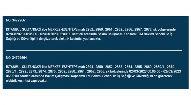 İstanbul'da büyük elektrik kesintisi!