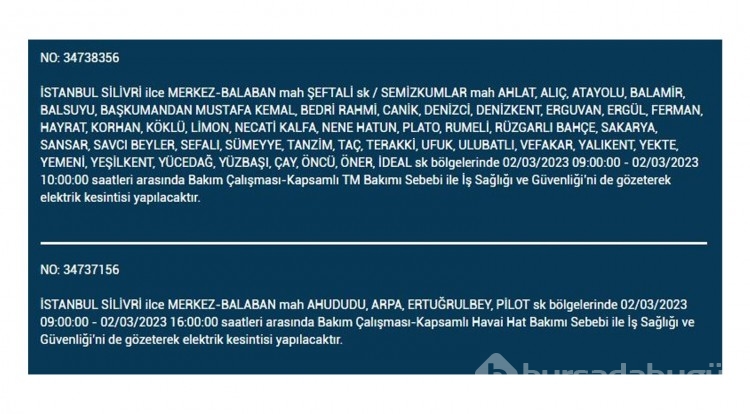 İstanbul'da büyük elektrik kesintisi!