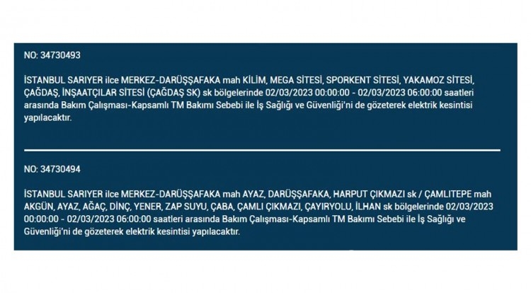 İstanbul'da büyük elektrik kesintisi!