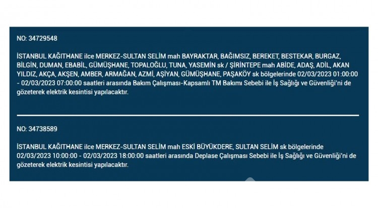 İstanbul'da büyük elektrik kesintisi!