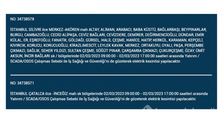 İstanbul'da büyük elektrik kesintisi!