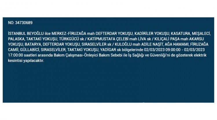 İstanbul'da büyük elektrik kesintisi!