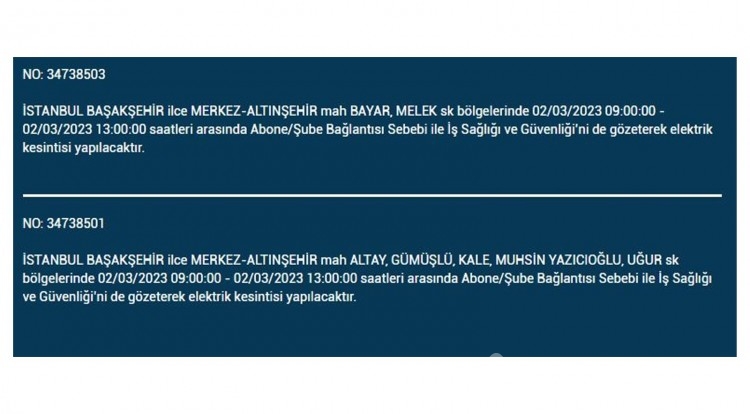 İstanbul'da büyük elektrik kesintisi!