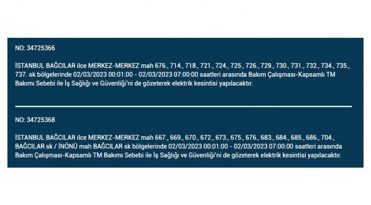 İstanbul'da büyük elektrik kesintisi!