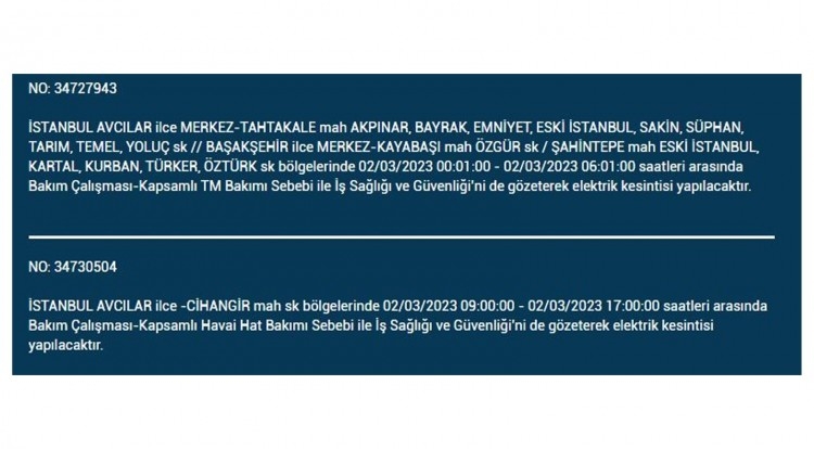 İstanbul'da büyük elektrik kesintisi!