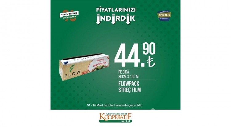 Tarım Kredi Kooperatif Market'te dev indirim!