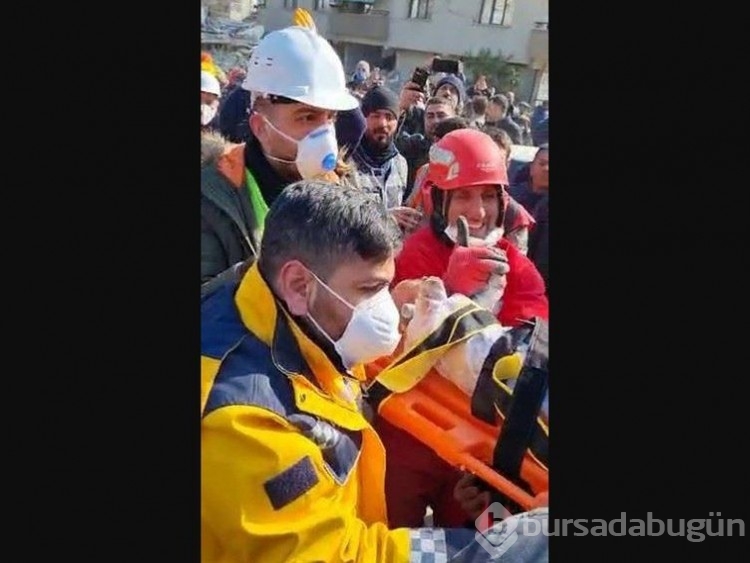 Enkazdan 128 saat sonra kurtarılan bebeğin adı: Mucize
