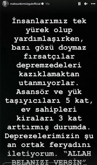 Mahsun Kırmızıgül afet bölgesinde yaşadıklarını anlattı
