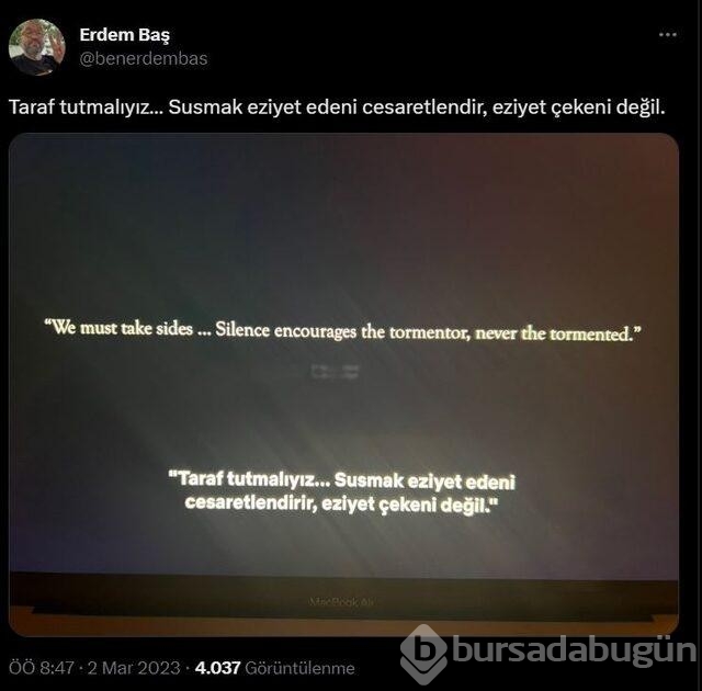 Erdem Baş'ın son paylaşımı gündem oldu