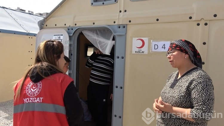 Depremzedeler için gönderilen İsveç yapımı çadırlar ev konforunu aratmıyor