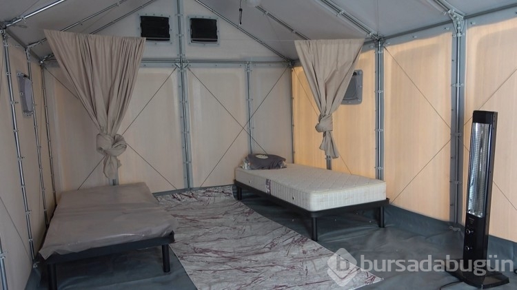 Depremzedeler için gönderilen İsveç yapımı çadırlar ev konforunu aratmıyor
