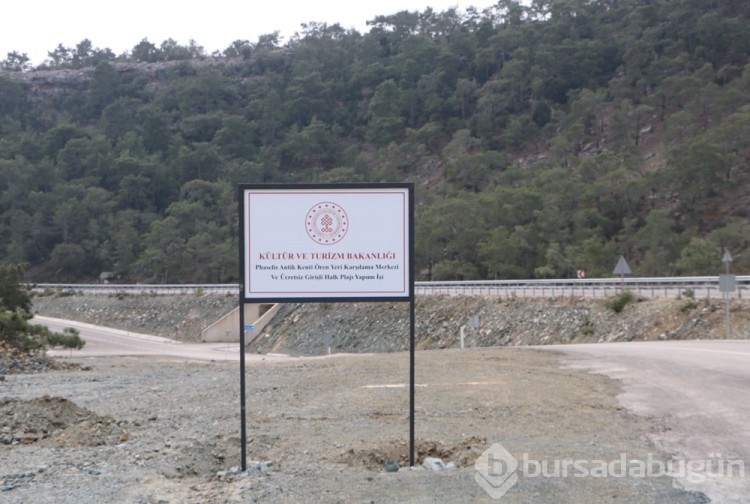 Phaselis Antik Kenti açıklaması: Doğaya zarar verilmeyecek