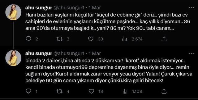 İstanbul depremi konuşulurken Ahu Sungur çileden çıktı!