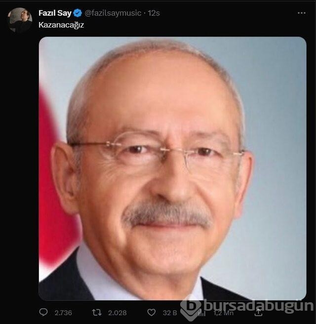 Melek Baykal ve Fazıl Say Cumhurbaşkanı adayını paylaştı!