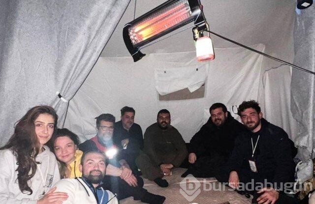 Eser Yenenler ve eşi Berfu Yenenler Adıyaman'ı ziyaret etti