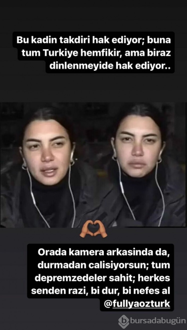 Yağmur Atacan, Fulya Öztürk'ü paylaştı