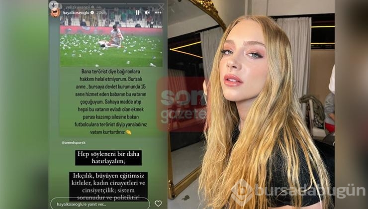 Amedsporlu futbolcunun sözlerini paylaştı!