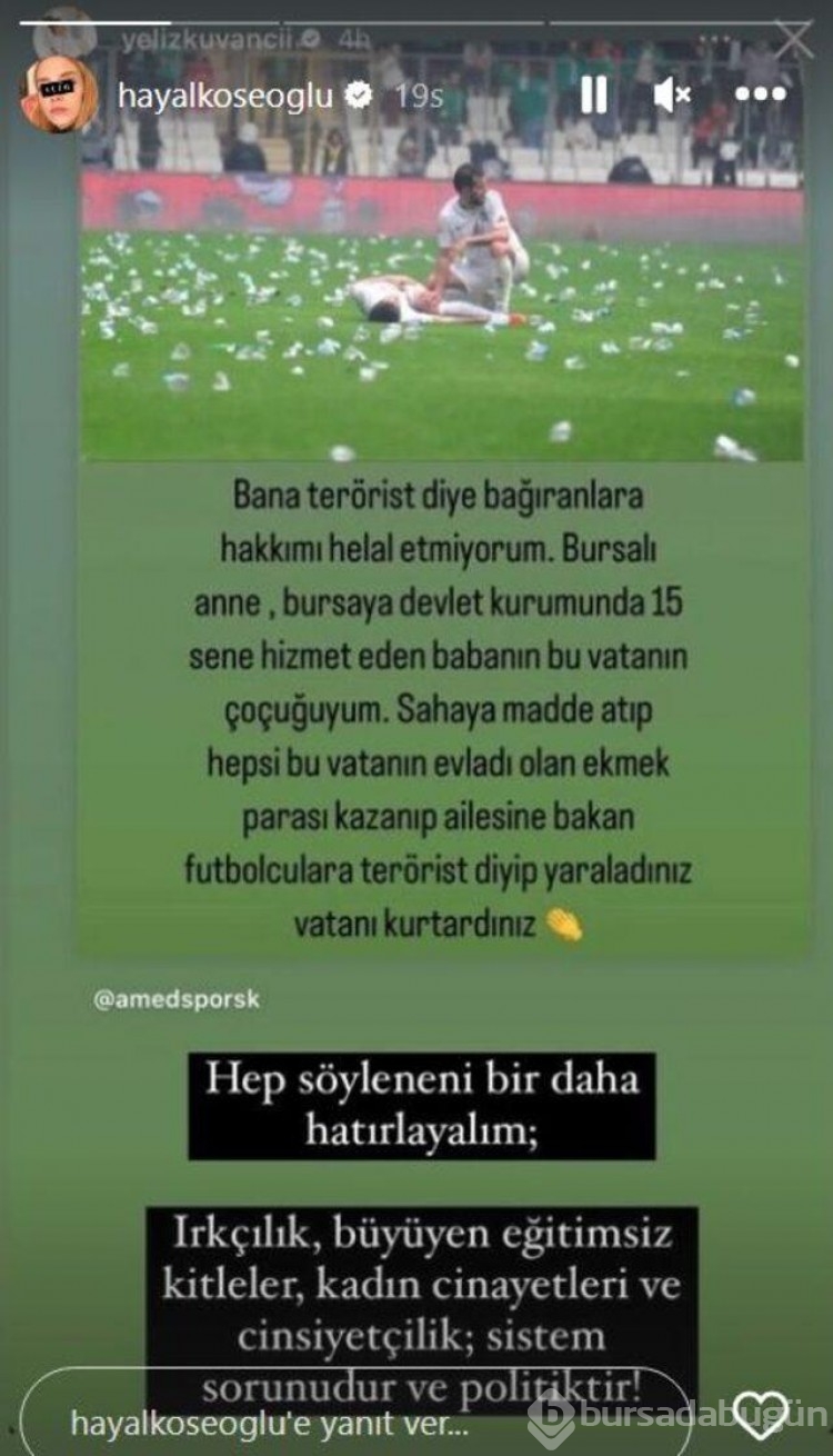 Hayal Köseoğlu'ndan dikkat çeken sözler